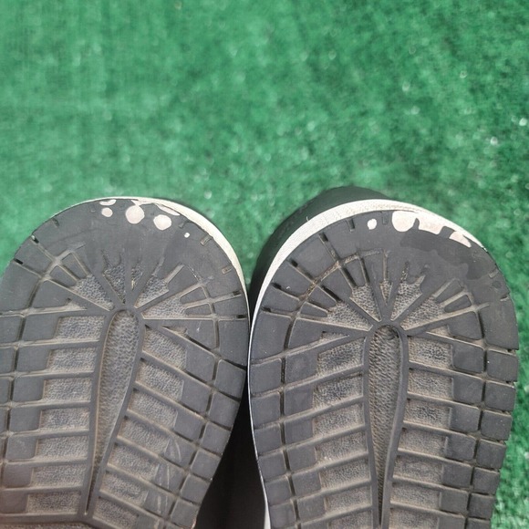 Nike Air Jordan 1 High OG Satin Black Gym Red 575441-060 SIZE 6y - Picture 10 of 11